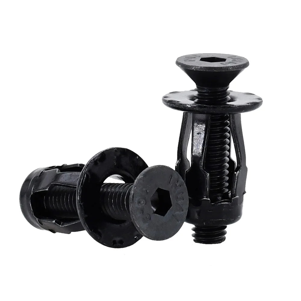 20/30/50Pcs Petal Shape Rivet Nut Screw Bolt Kit Expansion Metal Rivetnut Panel License Plate Clamp Lock Jack Nuts M4 M5 M6 M8