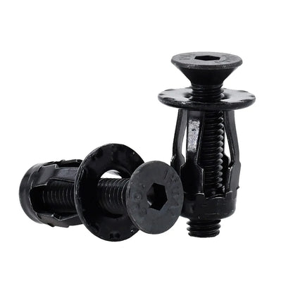 20/30/50Pcs Petal Shape Rivet Nut Screw Bolt Kit Expansion Metal Rivetnut Panel License Plate Clamp Lock Jack Nuts M4 M5 M6 M8