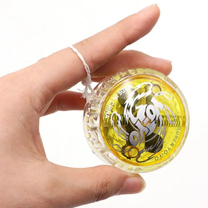 2A Yoyo Glowing Yoyo Plastic Fall Prevention Wear-resistant Durable Portable Concentration Yoyo Toys Puzzle Toys