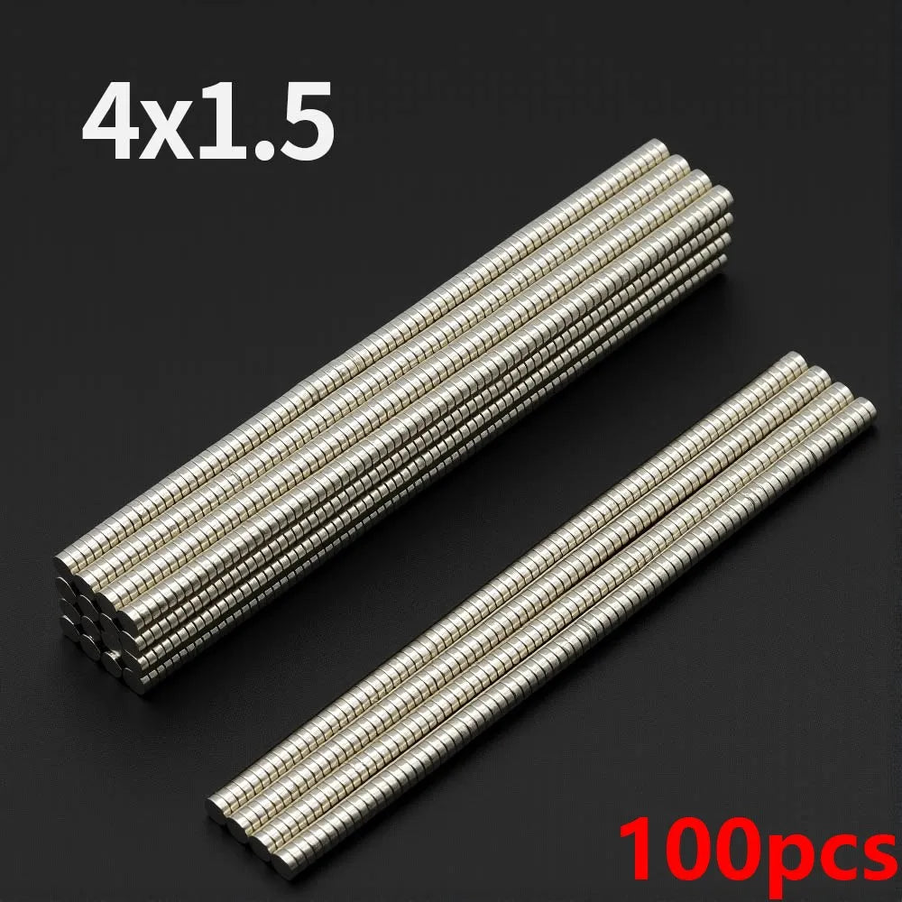 Powerful Neodymium Magnet N35 NdfeB Permanent Magnetic imanes Round Super Strong Fridge Magnets DIY 6x1 6x2 5x1 5x3 4x1.5 4x2