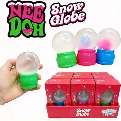 New Product NeeDoh Glitter Squishy Flow Snow Globe Crunch Stress Relief Toy Squeeze Toy Nice Cube Sensory Toy for Adults Gifts