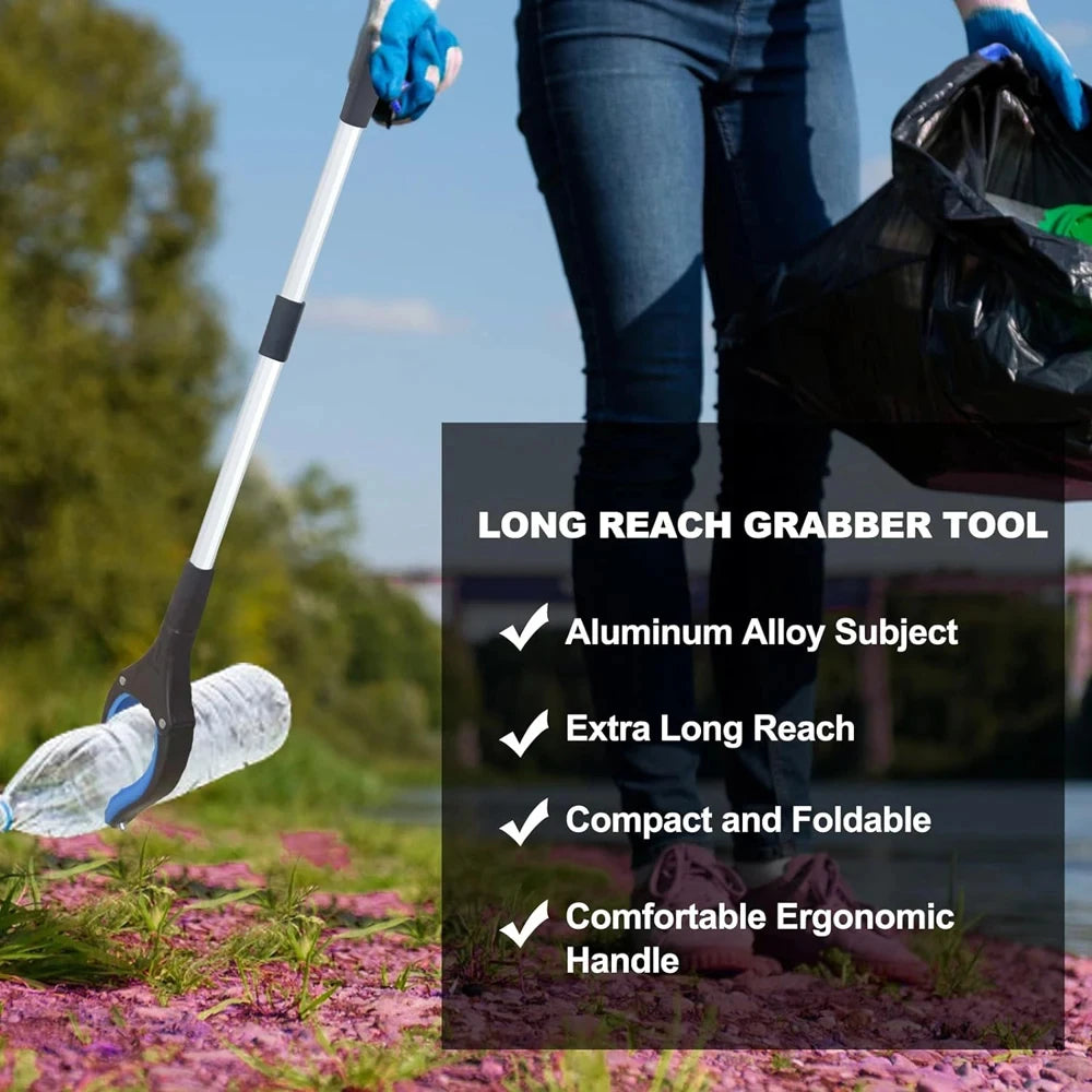 Garbage Picker Gripper With 360 ° Rotating Clip 32 Inch Lightweight Heavy-Duty Elderly Gripper Elderly Grabbing Tool