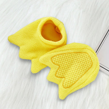 New Born Cute Outfits Infant Boys Girls Cosplay Chicken Animal Costume Winter Fleece Hooded Romper Bodysuits For Kids Clothes