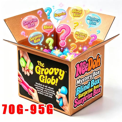 Needoh 100 Species Assorted Surprise Blind Box Slow Rebound Squeeze Fidget Toy Stress Relief Sensory Play Birthday Party Surpris