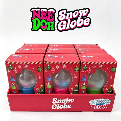 Hot New Product NeeDoh Squish Flow Snow Globe Crunch Stress Relief Toy Squeeze Toy Nice Cube Sensory Toy for Adults Gifts