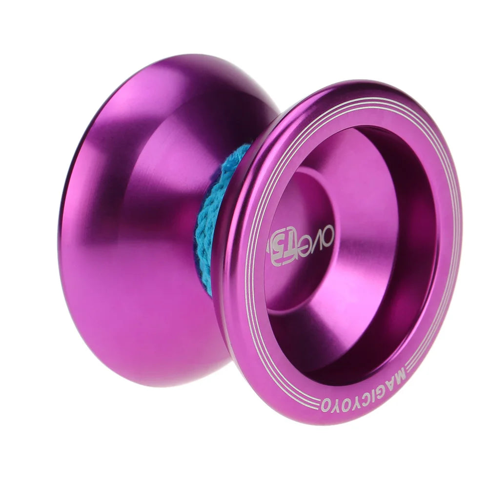 Professional Magic Yoyo T5 Overlord Aluminum Alloy Metal Yoyo 8 Ball KK Bearing with String for Children Boys Toys