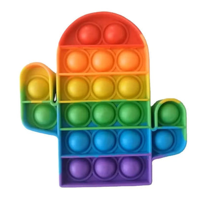 Silicone Decompression Bubble Thinking Chess Puzzle Rainbow Press Music Casual Toy Novelty Toy Adult Toy Squeeze  Stressed Toy