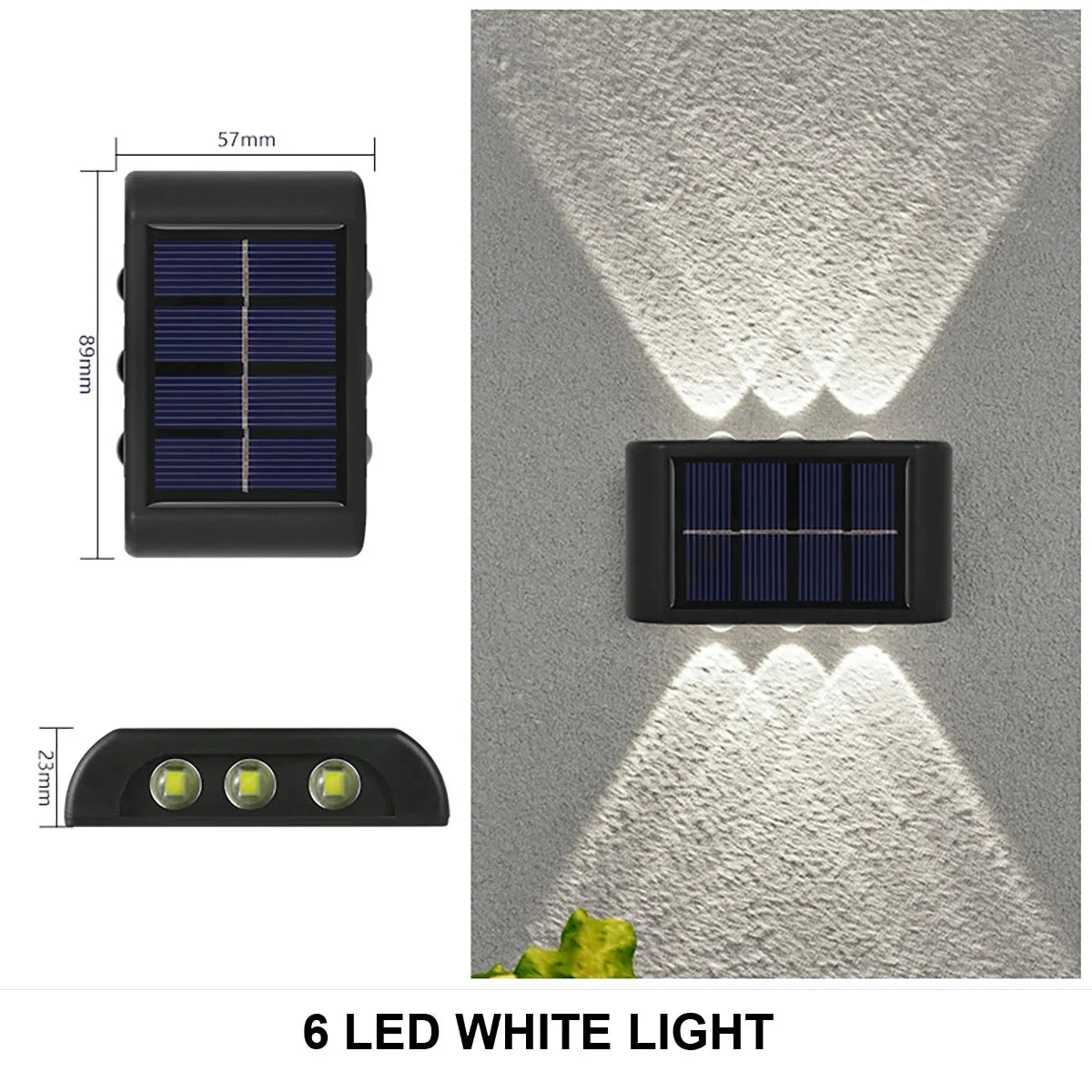 1-10PCs Solar Wall Lights Outdoor Waterproof Solar Lights LED Lighting For Home Garden Yard Fence Decor Lamps