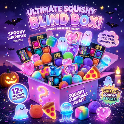 1000+Pieces/Kinds Assorted Squishy Figures Blind Box Surprise Toys Slow Rising Soft Fidget Squeeze Stress Relief Toy Random 1pcs