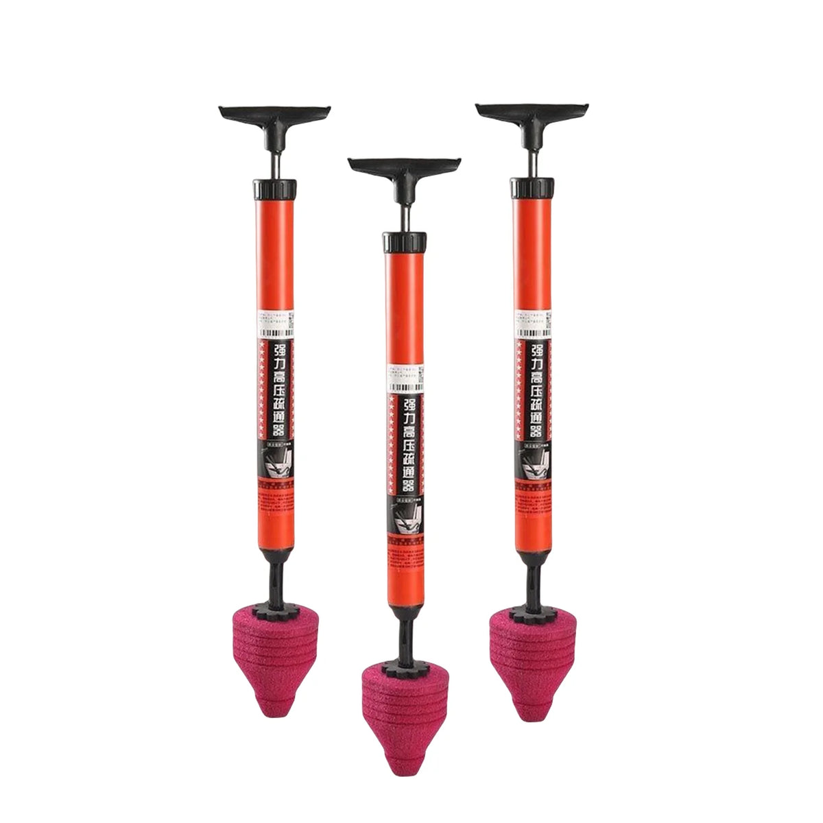 High Pressure Toilet Unblock One Shot Toilet Pipe Plunger Silicone Quickly Unblock Household Toilet Sewer Dredging Plunger