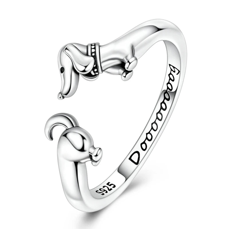 MULA 925 Sterling Silver Rings Retro Sun Moon Stars Adjustable Open Ring For Women Man Wedding Band Party Fashion Jewelry Gift