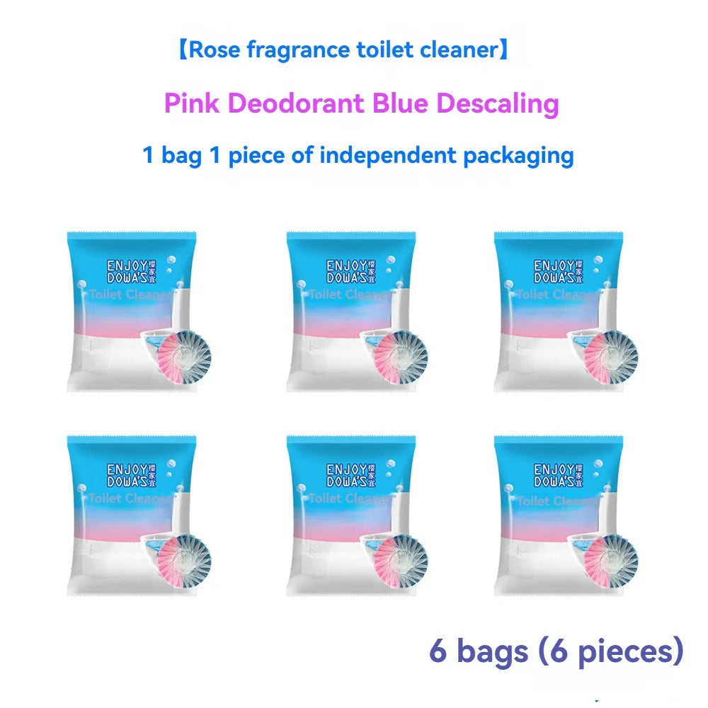 6/12Pcs Long-Lasting Toilet Bowl Cleaner Tablets - Sustained-Release Technology for Tough Stains Automatic Toilet Cleaner