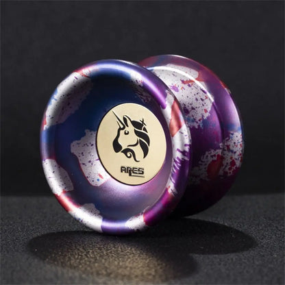 Fashion 10 Ball Bearing Metal Yoyo Alloy Aluminum High Speed Yo Yo Toys Unresponsive Spinning String Yoyo Ball Children's Toy