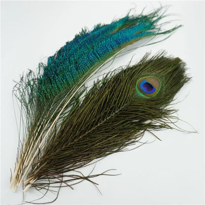 Wholesale Natural Peacock Feathers DIY Table Centerpieces Peacocks Sword Plume Wedding Party Decoration Carnival Accessories