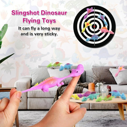 Dinosaur Party Favors Slap Bracelets Straws Rings Key Chains for Kids Birthday Gifts Girl Boy Toys Dinosaur Themed Supplies