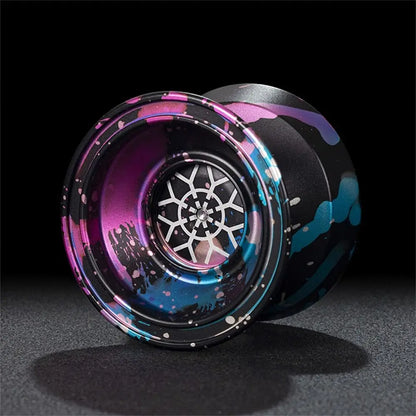 Fashion 10 Ball Bearing Metal Yoyo Alloy Aluminum Unresponsive Yo Yo Toys Professional Spinning String Yoyo Ball Children's