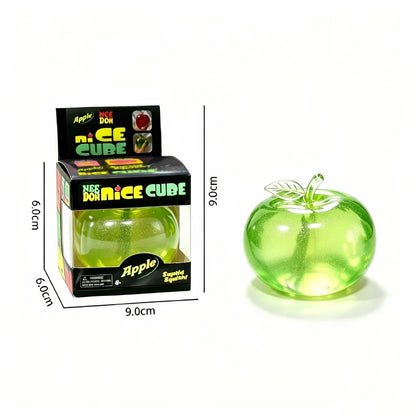 New Schylling Needoh Sensory Cube Pinch Le Glossy Apple Decompression with Slow Rebound Pinch Maltose Decompression Pinch Toy