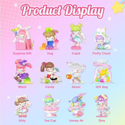 Rolife Nanci Blind Box Nanci's Sweet Time Action Figure Collectible Doll Toys Surprise Box for Kids Friends Adults