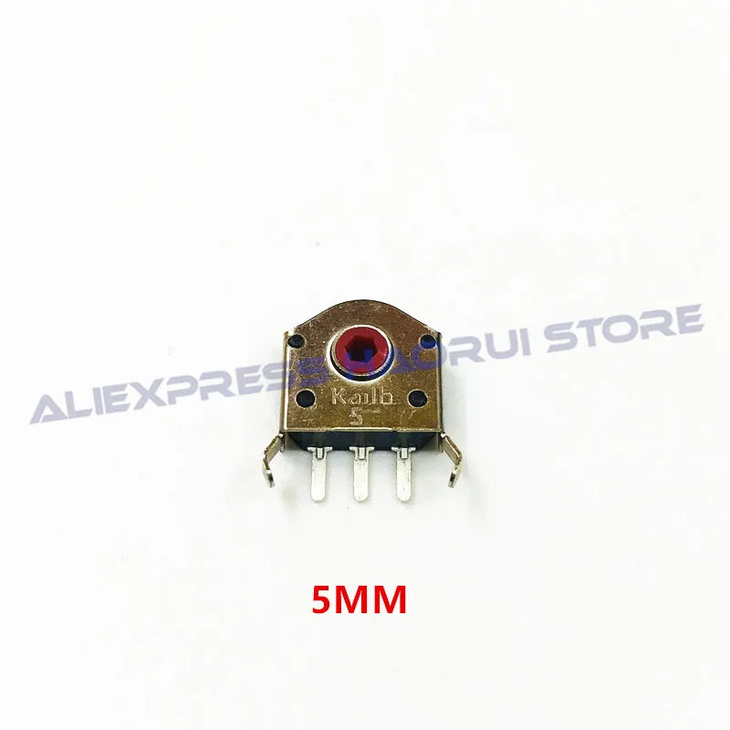 Kailh Decoder 5/7/8/9/10/11mm Red Core Rotary Mouse Scroll Wheel Encoder 1.74mm hole 20-40g force for PC Mouse alps encoder