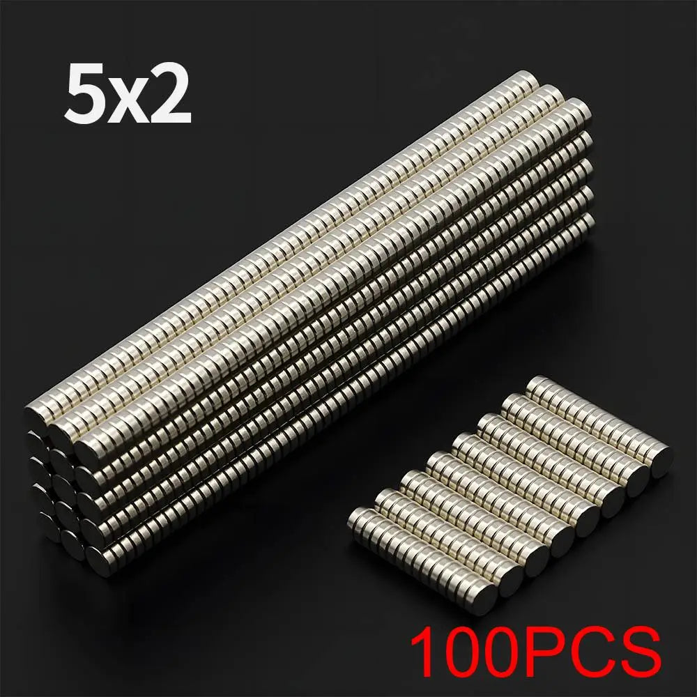 Powerful Neodymium Magnet N35 NdfeB Permanent Magnetic imanes Round Super Strong Fridge Magnets DIY 6x1 6x2 5x1 5x3 4x1.5 4x2
