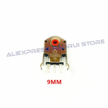 Kailh Decoder 5/7/8/9/10/11mm Red Core Rotary Mouse Scroll Wheel Encoder 1.74mm hole 20-40g force for PC Mouse alps encoder