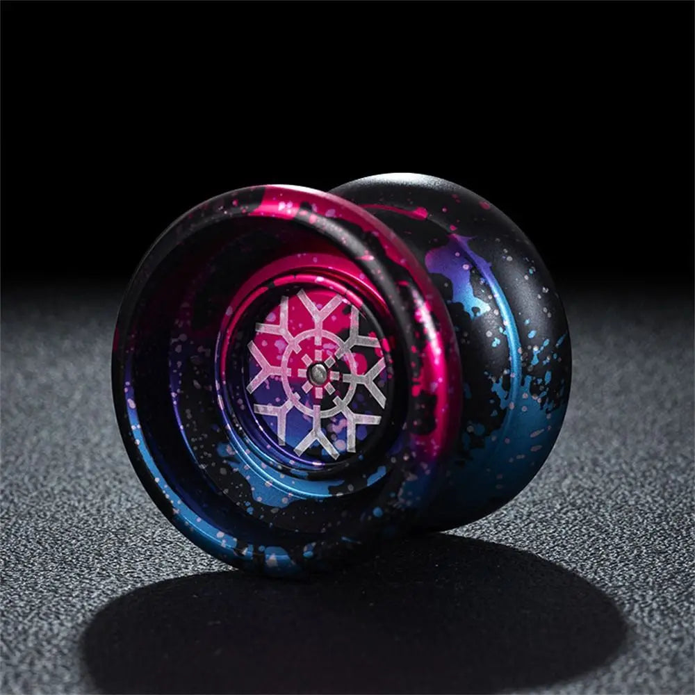 Fashion 10 Ball Bearing Metal Yoyo Alloy Aluminum High Speed Yo Yo Toys Unresponsive Spinning String Yoyo Ball Children's Toy