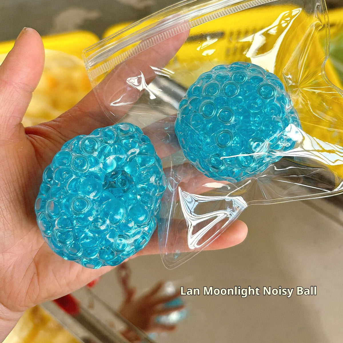Creative And Soft Stress Relief Ball Diy Rubble Ice Skin Adhesive Handball Desktop Squeezing Soothing Toy Party Birthday Gift
