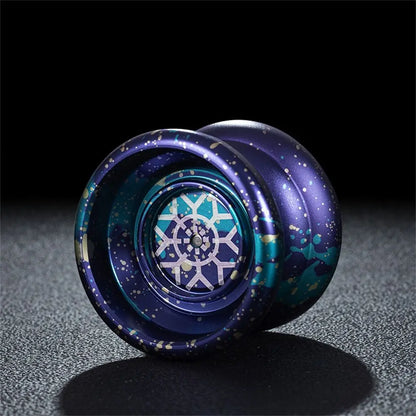 Fashion 10 Ball Bearing Metal Yoyo Alloy Aluminum Unresponsive Yo Yo Toys Professional Spinning String Yoyo Ball Children's