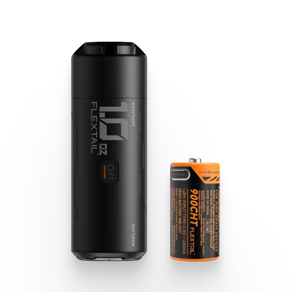 FLEXTAIL ZERO PUMP - 30g Portable Camping Air Pump Electric Inflator for Sleeping Pads, 1 Rechargeable Battery Included