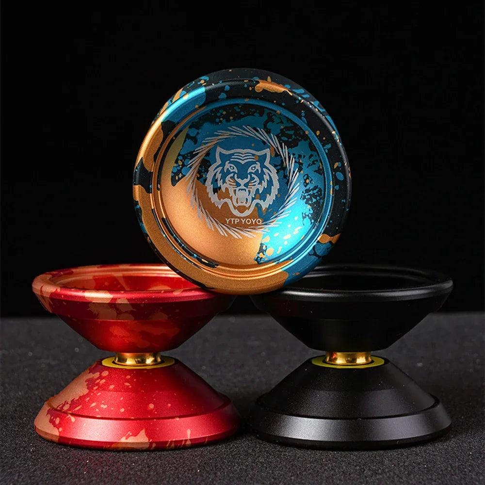 Yoyo Professional Magic Yoyo Metal Yoyo With 10 Ball Bearing Alloy Aluminum High Speed Unresponsive Yoyo Classic Toys For Kids