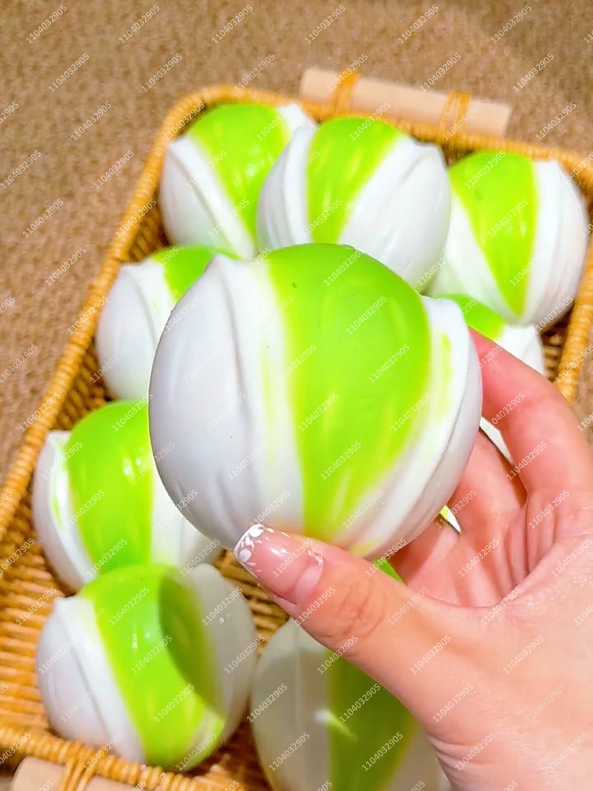 Crunchy Tofu Stress Ball Shapeable Food-shaped Squeeze Ball ASMR Sensory Anti Stress Fidget Classroom Toys for Adults Christmas