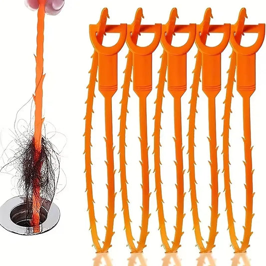 3/5/10PCS Drainage Blockage Remover Shower Clean The Sink Snake Bathroom Accessories Hair Blockage Garbage Sewer Dredging Tools