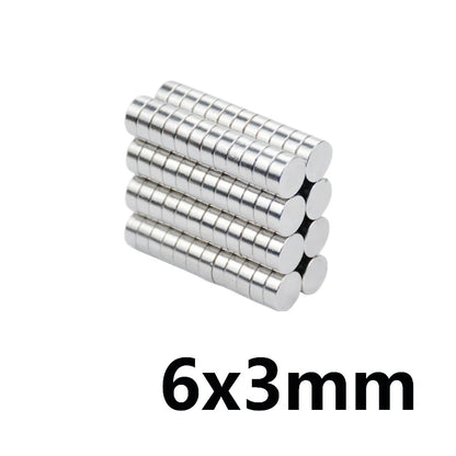6x3 mm Disc Bulk Sheet Neodymium Magnet 5x3mm Small Round Powerful Magnets 7x3mm Rare Earth Ma 8*3mm 9*3mm 10*3mm 4*3mm 3*3mm
