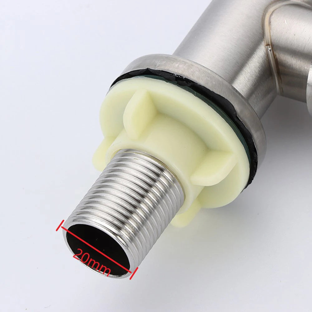 304 Stainless Steel Kitchen Faucet Water Purifier Single Cold Water Tap Deck Mounted Kitchen Sink Faucet