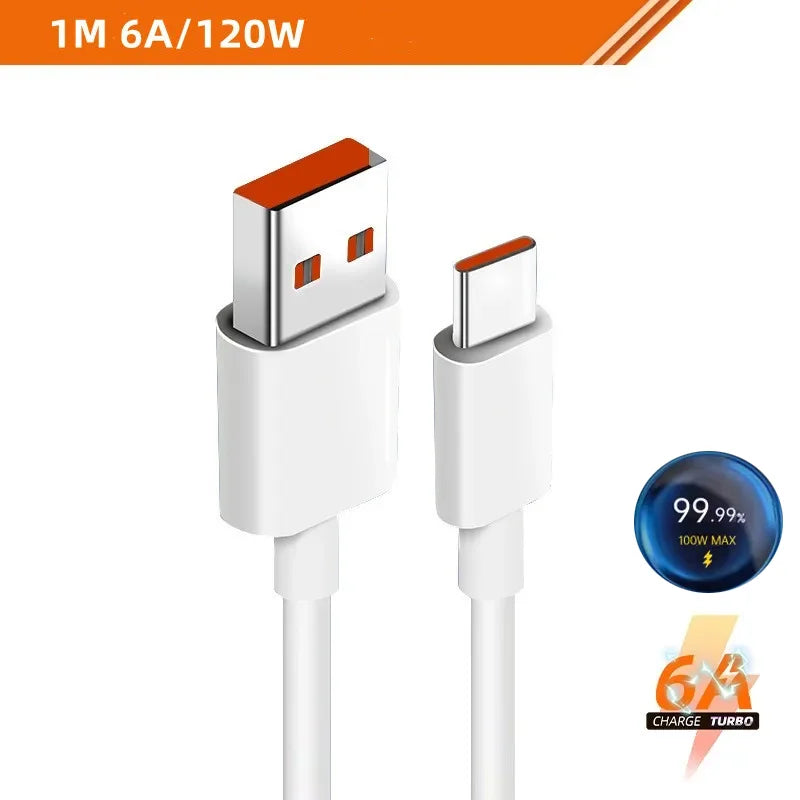 Original Xiaomi 33W EU US Charger Turbo Fast Charge 1M 6A Usb Type C Cable For Poco X5 X4 M5S X3 Pro Redmi Note 12 13 12R