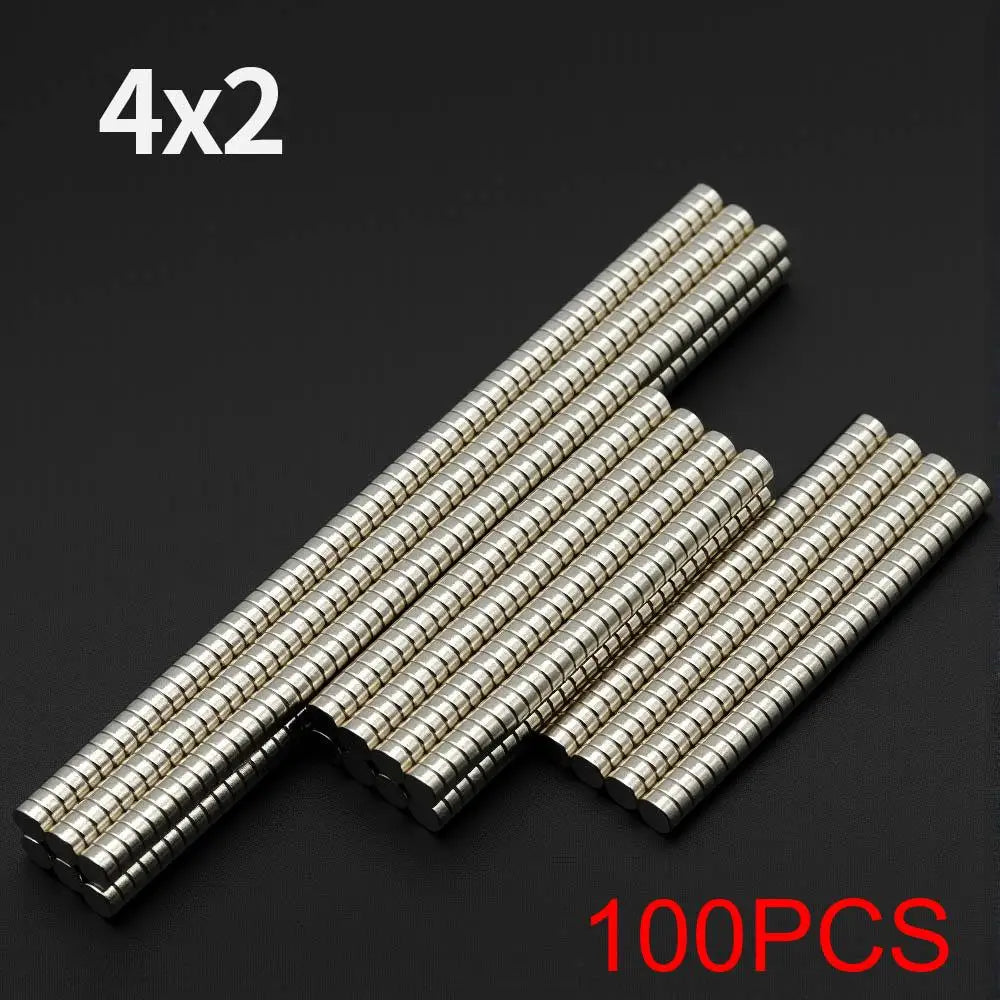 Powerful Neodymium Magnet N35 NdfeB Permanent Magnetic imanes Round Super Strong Fridge Magnets DIY 6x1 6x2 5x1 5x3 4x1.5 4x2