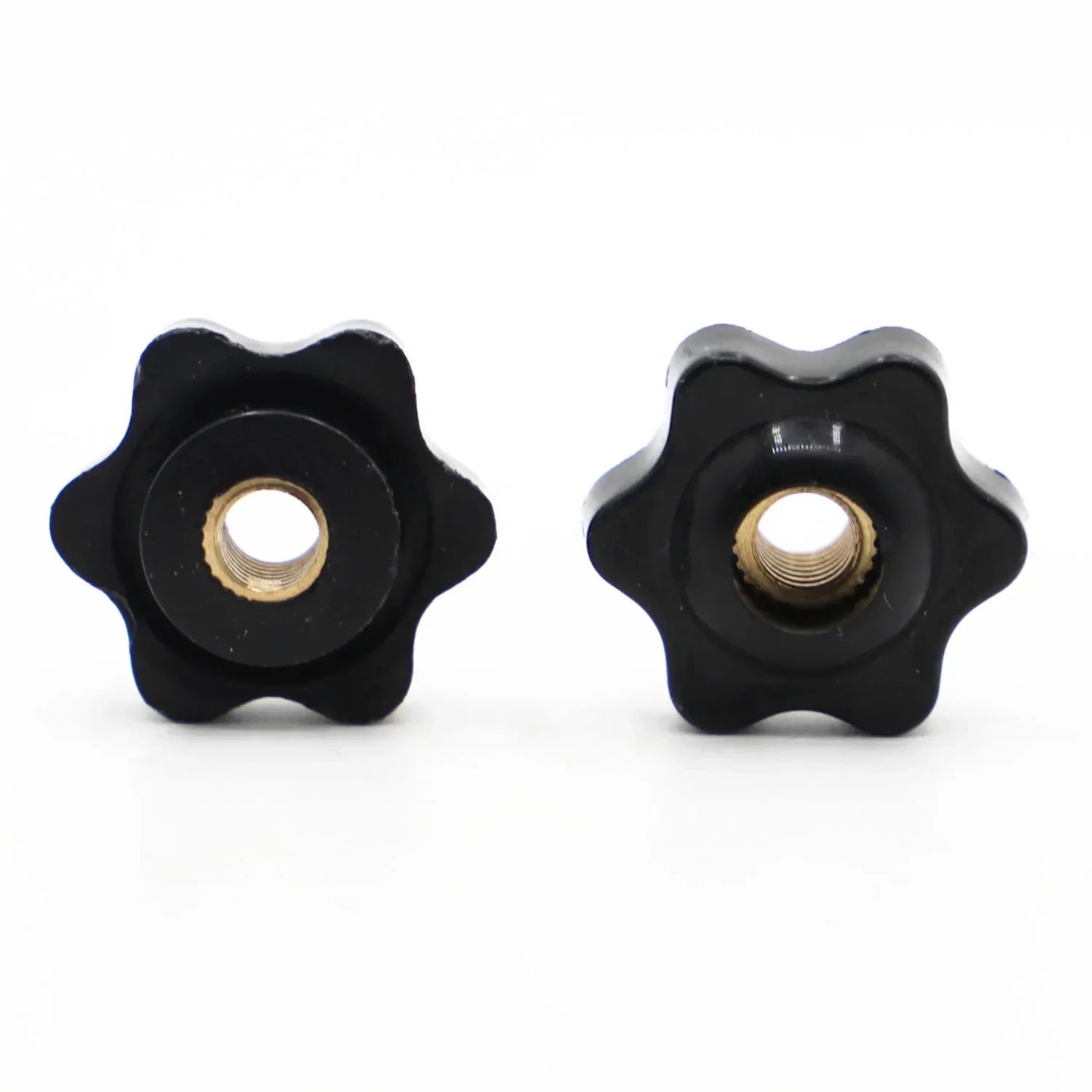 M4 M5 M6 M8 M10 Black Plum Bakelite Hand Tighten Nuts Handle Thread Star Mechanical Thumb Nuts Clamping Knob Manual Nuts