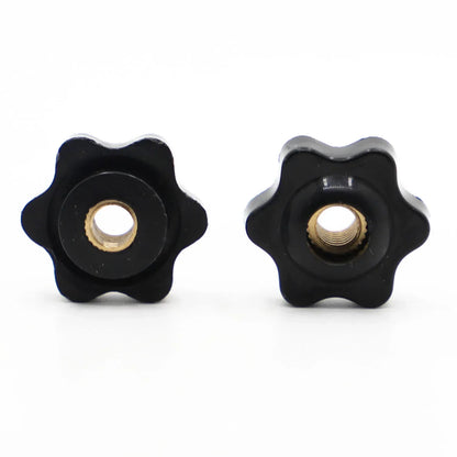 M4 M5 M6 M8 M10 Black Plum Bakelite Hand Tighten Nuts Handle Thread Star Mechanical Thumb Nuts Clamping Knob Manual Nuts