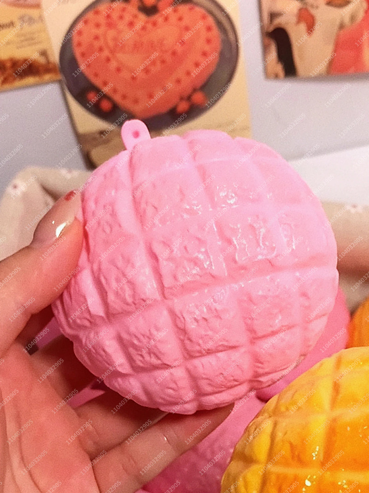 Crunchy Tofu Stress Ball Shapeable Food-shaped Squeeze Ball ASMR Sensory Anti Stress Fidget Classroom Toys for Adults Christmas