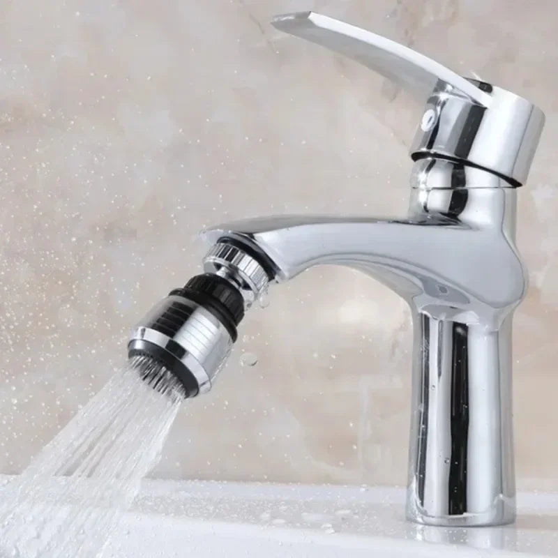 2Pcs 360 Rotate Swivel Faucet Nozzle Filter Adapter Water Saving Tap Aerator Diffuser