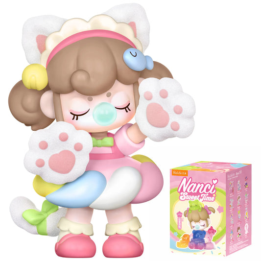 Rolife Nanci Blind Box Nanci's Sweet Time Action Figure Collectible Doll Toys Surprise Box for Kids Friends Adults