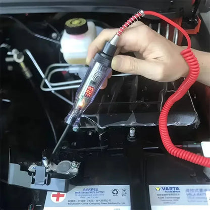 6V 12V 24V Car Truck Voltage Circuit Tester Pen, 5V-90V Digital Display Auto Test Light Probe for Automotive