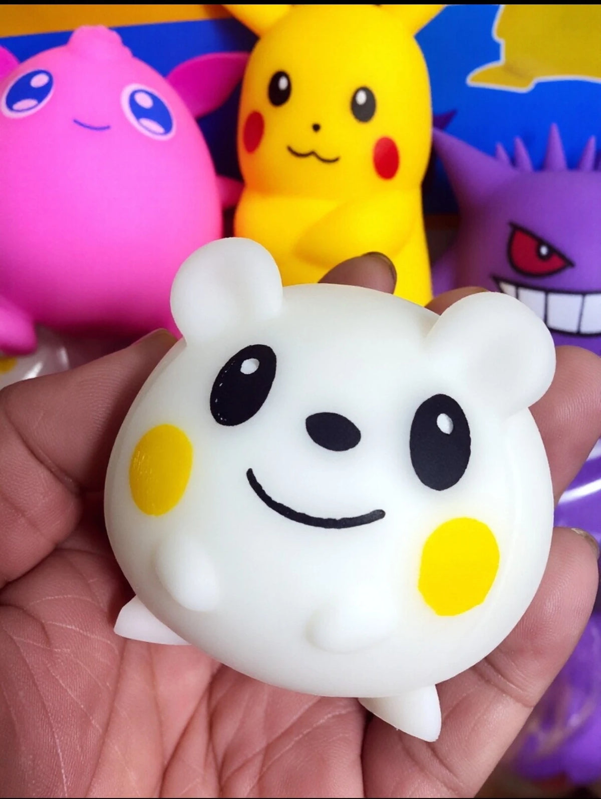 Cute Pokemon Cartoon Pikachu Squeeze Rebound Pinch Music Suitable for Fans to Relieve Stress Knead Figurines Party Gift