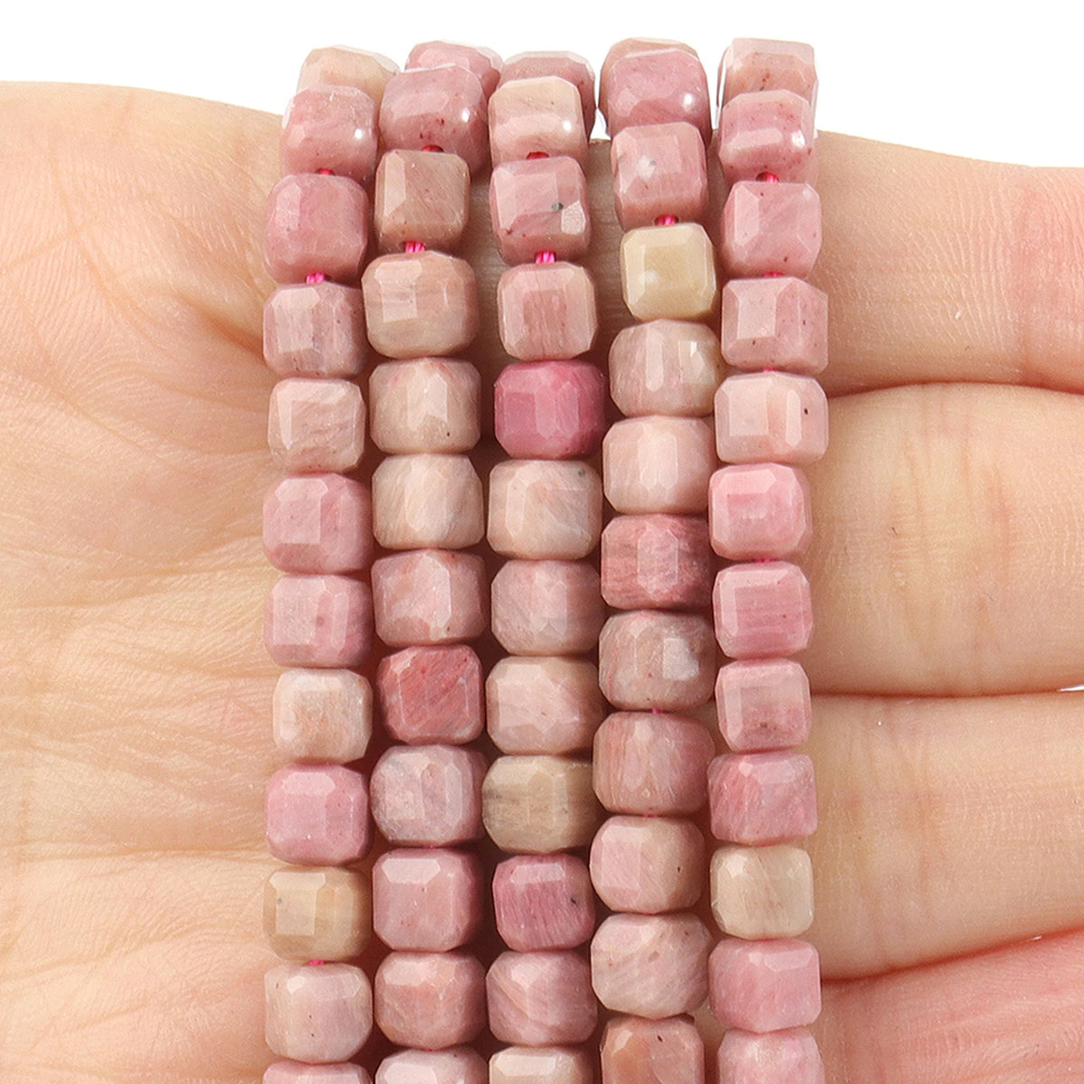 Faceted Natural Tourmaline 5mm Square Cube Shape Beads for Jewelry Making Diy Bracelet Necklace Beading Accessories