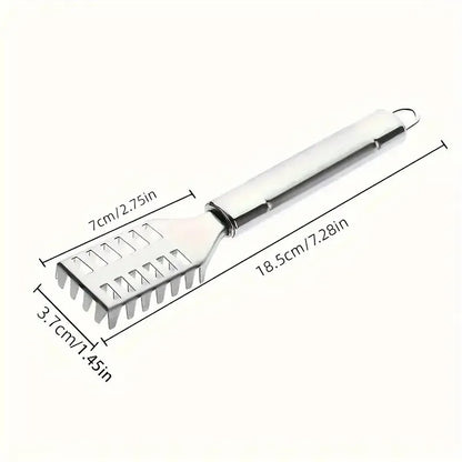 Multi-Purpose Kitchen Scraper, for Fish, Ginger, Veggies. 23cm, Non-Slip Handle, Versatile Tool