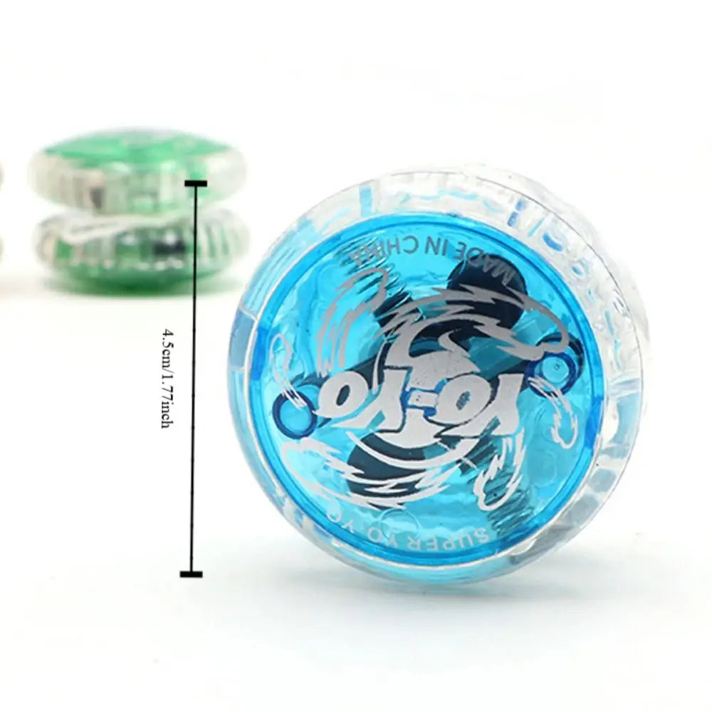 2A Yoyo Glowing Yoyo Plastic Fall Prevention Wear-resistant Durable Portable Concentration Yoyo Toys Puzzle Toys