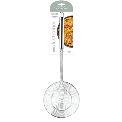 STRAINER  Great for noodles, dumplings, tempura, or sautéed veggies, making it a multifunctional kitchen tool.