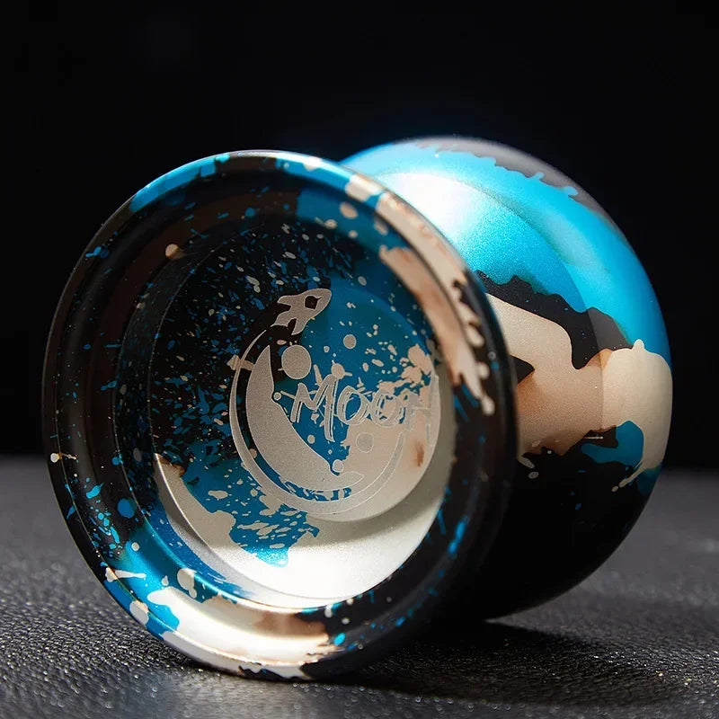 Yoyo Professional Magic Yoyo Metal Yoyo With 10 Ball Bearing Alloy Aluminum High Speed Unresponsive Yoyo Classic Toys For Kids