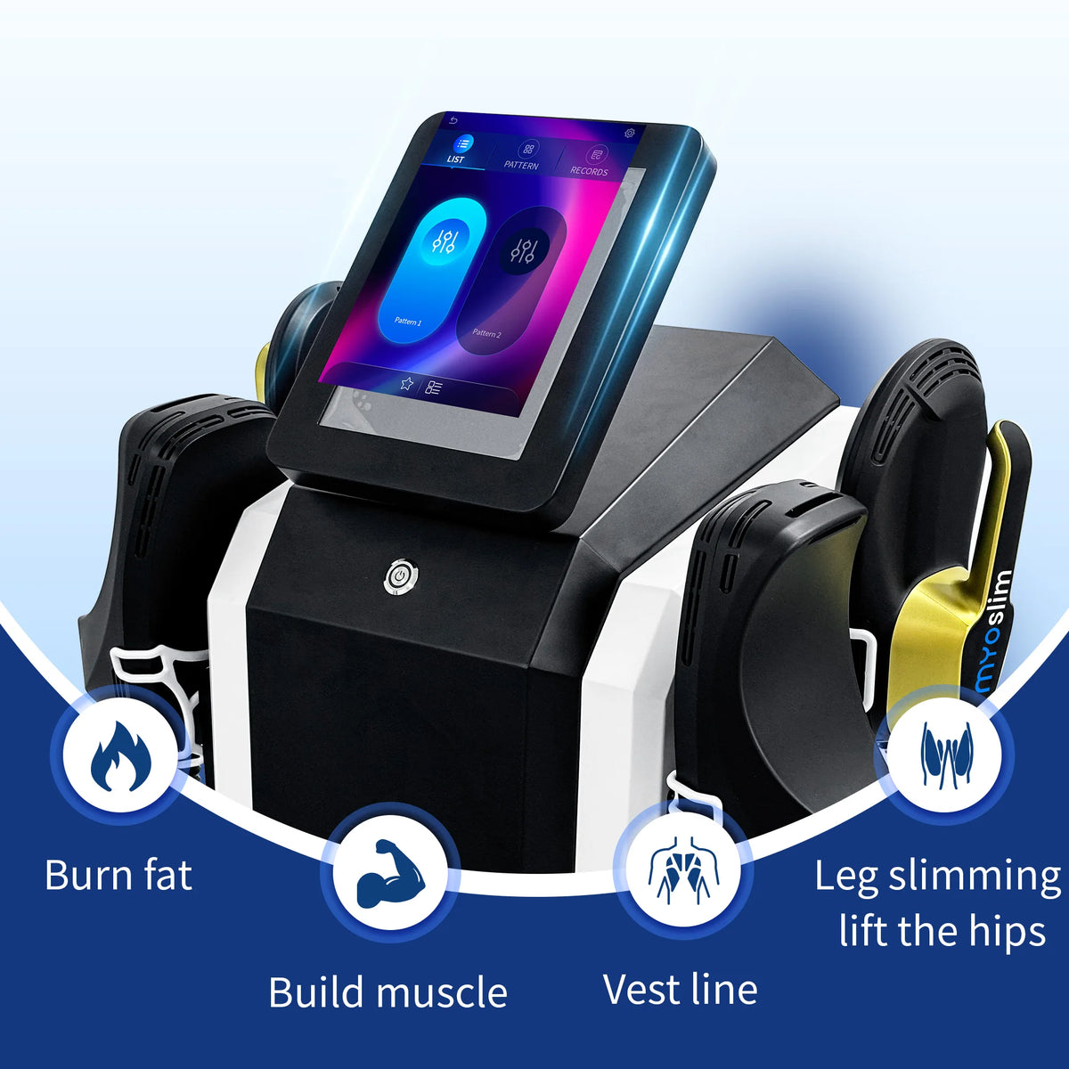 Professional EMS Inner Ball Roller Slimming Massager Machine 360 Rotating Cellulite Reduction Body Sculpting Skin Lifting
