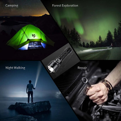Sofirn C8G Powerful 21700 LED Tactical Flashlight SST40 2000lm 18650 Recharge Battery Torch with ATR 2 Groups Ramping Indicator